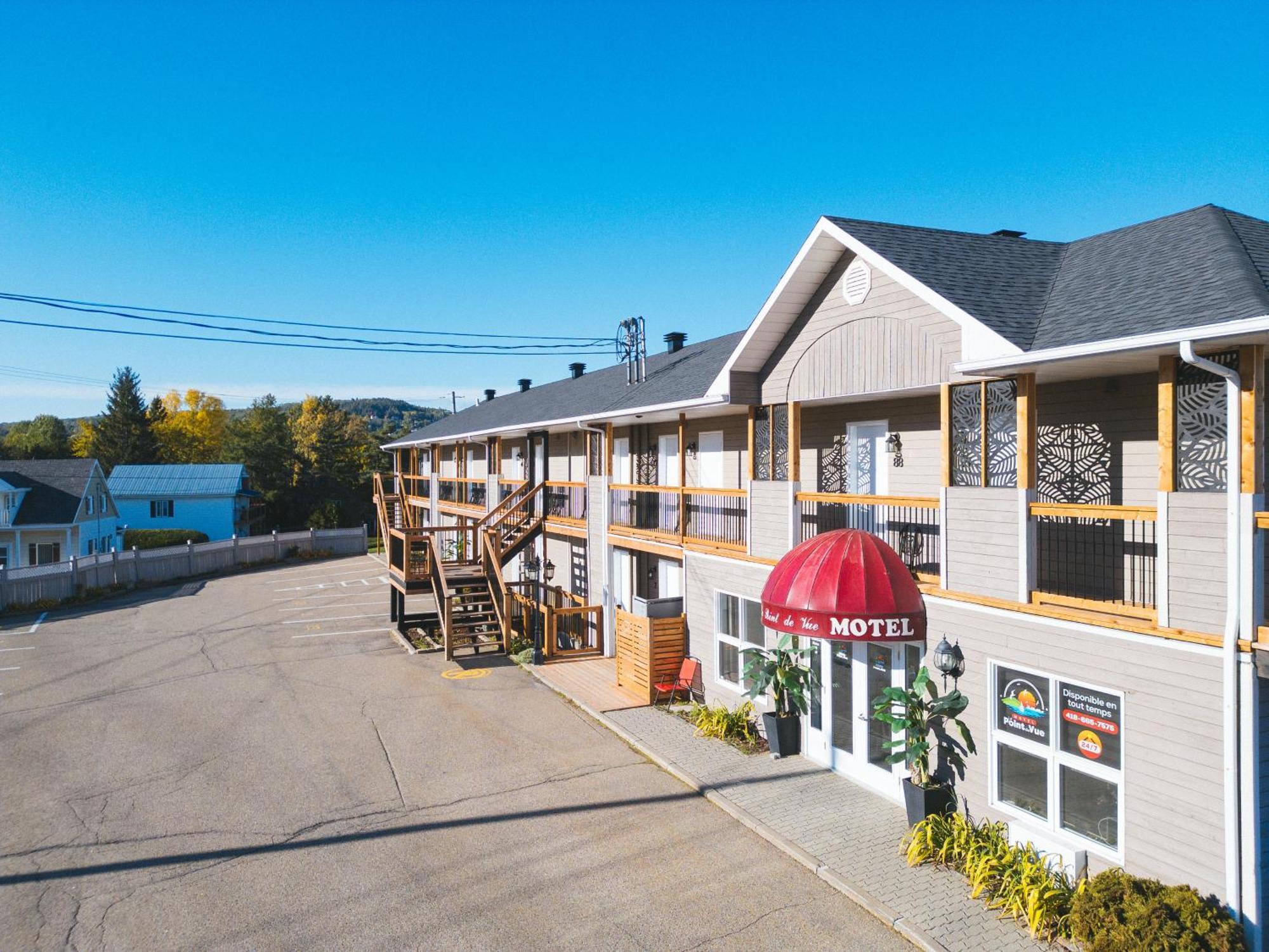 Motel Le Point De Vue La Malbaie Exterior foto